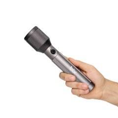 Bix Bx2143fl 24w Led 1100 Lümen Şarjlı Uzun Menzilli El Feneri Gri