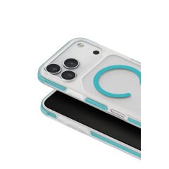 Uniq Apple iPhone 17 Pro Combat Active Magsafe Kılıf Turkuaz