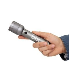 Bix Bx6166fl 3w Led 1500 Lümen, Şarjlı Uzun Menzilli El Feneri Gri