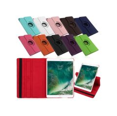 iPad Uyumlu Pro 10.5 2017 Kılıf Yeni Model iPad Uyumlu 360 Dönerli Stand Kılıf Mor