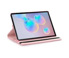Teleplus Samsung Uyumlu Galaxy Tab S7 T870 Kılıf 360 Dönerli Standlı Mor