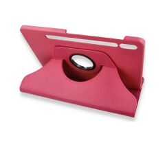 Newface Galaxy Uyumlu Tab S6 T860 Kılıf 360 Dönebilen Kılıf Pembe