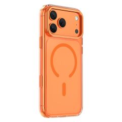 Keephone Apple iPhone 17 Pro Max Magicam Standlı Magsafe Kılıf Turuncu