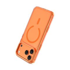 Keephone Apple iPhone 17 Pro Max Magicam Standlı Magsafe Kılıf Turuncu