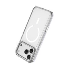 Keephone Apple iPhone 17 Pro Max Magicam Standlı Magsafe Kılıf Şeffaf