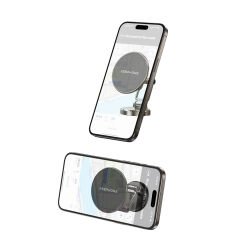 Keephone MagHold CR106 Yapışkanlı 360 Derece Ayarlanabilir Manyetik Magsafe Telefon Tutucu