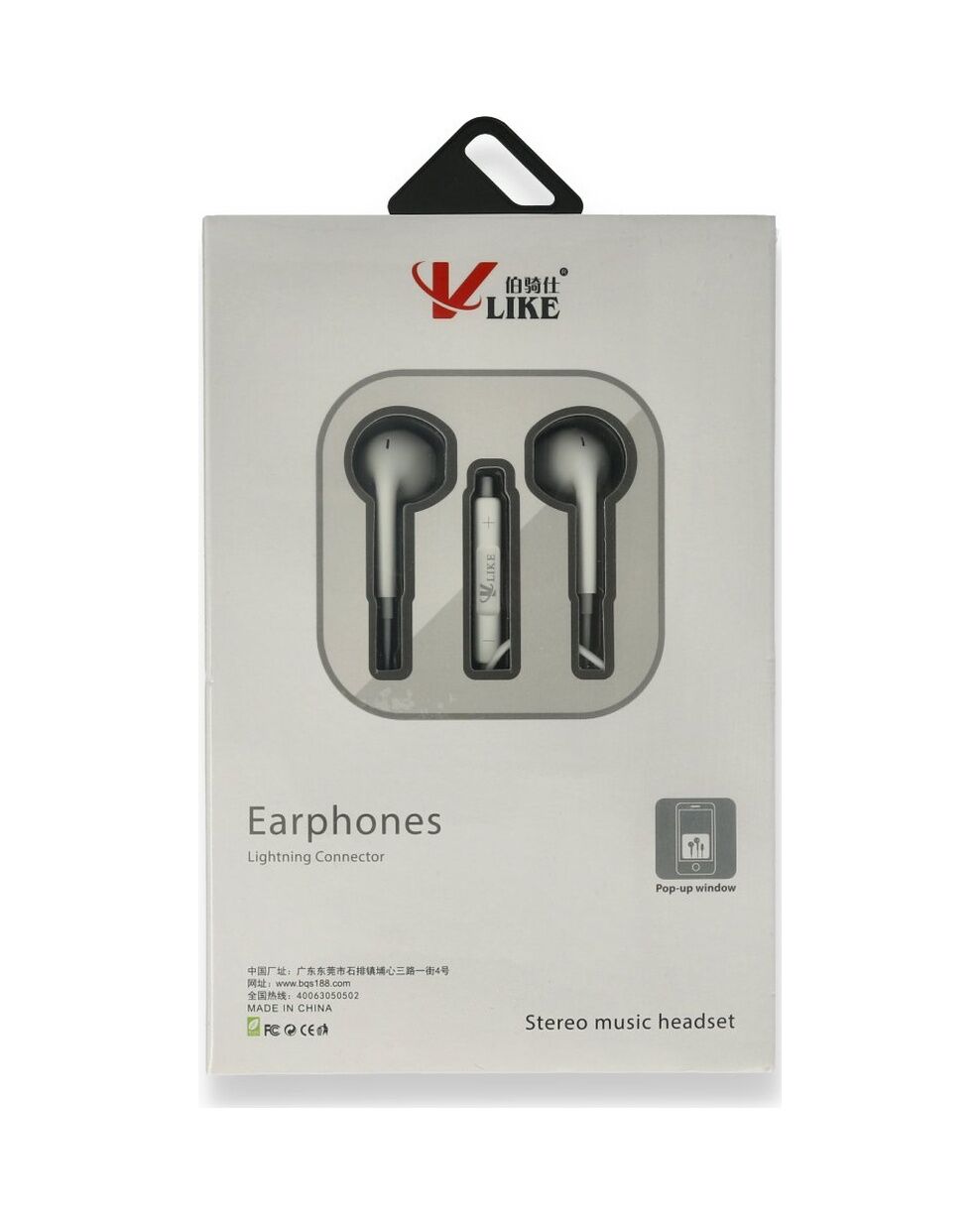 Vlike VK i7 Lightning Bluetooth Kablolu Kulaklık