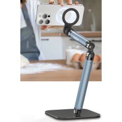 Earldom EH300 2in1 Ayarlanabilir Katlanabilir Masaüstü Manyetik Telefon Tutucu