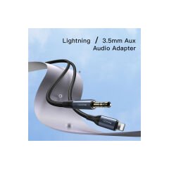 Yesido YAU35 Lightning to Aux Kablo 1M