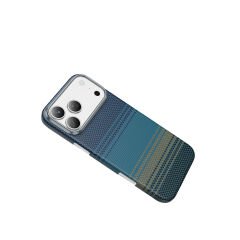 Keephone Apple iPhone 17 Pro Max Kevlar Seanova Magsafe Kılıf Mavi 