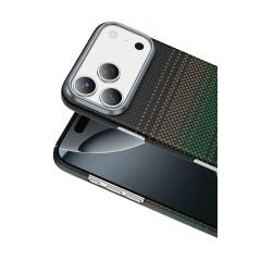 Keephone Apple iPhone 17 Pro Max Kevlar Seanova Magsafe Kılıf Yeşil