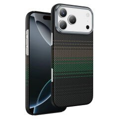 Keephone Apple iPhone 17 Pro Max Kevlar Seanova Magsafe Kılıf Yeşil