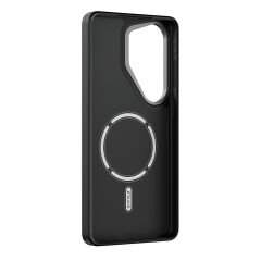 Galaxy S26 Ultra Kılıf M-safe Şarj Özellikli 600D Metal Kamera Çerçeveli Raptic Aramid Dual Serisi Kılıf