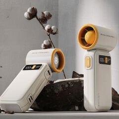 Lenyes LHF20 Dijital LED Göstergeli Yüksek Hızlı Portatif Soğutucu El Fanı