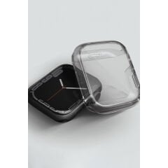 Uniq Apple Watch 45mm Garde Kasa Cam Ekran Koruyucu - Füme