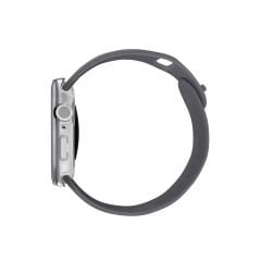 Uniq Apple Watch 46mm Voute Camlı Kasa Ekran Koruyucu - Gümüş