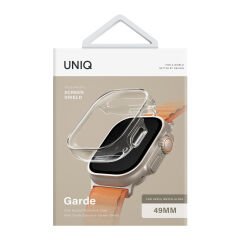 Uniq Apple Watch Ultra 49mm Garde Kasa Cam Ekran Koruyucu - Şeffaf