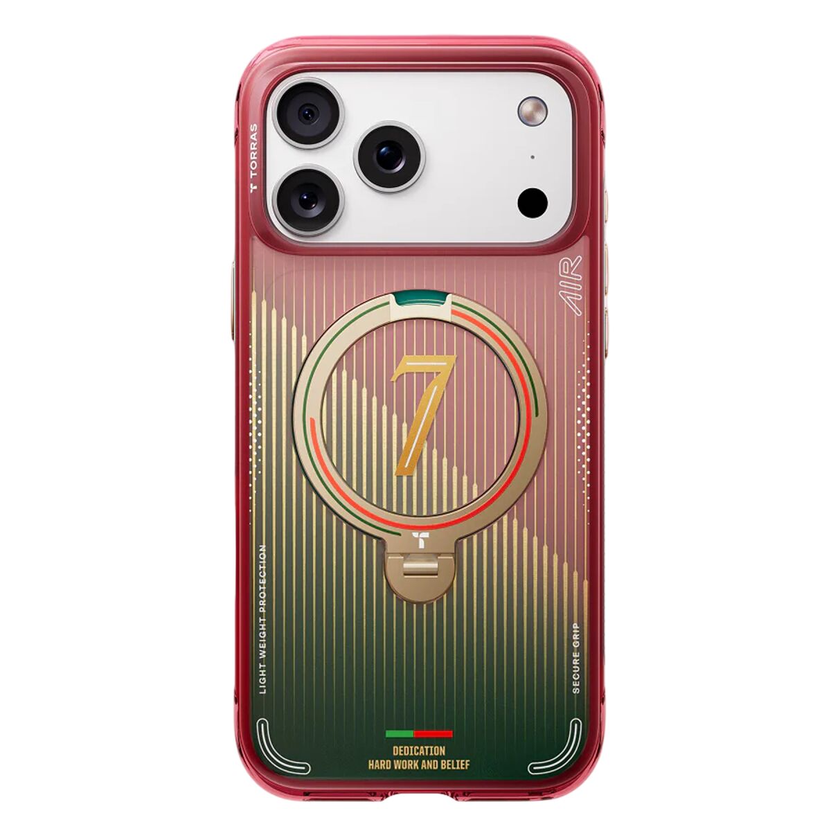 Torras Apple iPhone 17 Pro Max OStand Q3 Air World Cup Serisi Magsafe Kılıf - Glory Slash