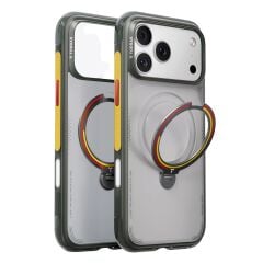 Torras Apple iPhone 17 Pro Max OStand Q3 Air World Cup Serisi Magsafe Kılıf - Iron