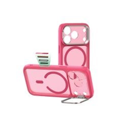 ESR Apple iPhone 17 Pro Max Classic Hybrid Magsafe Standlı Kapak - Frosted Pink