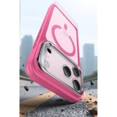 ESR Apple iPhone 17 Pro Max Classic Hybrid Magsafe Standlı Kapak - Frosted Pink