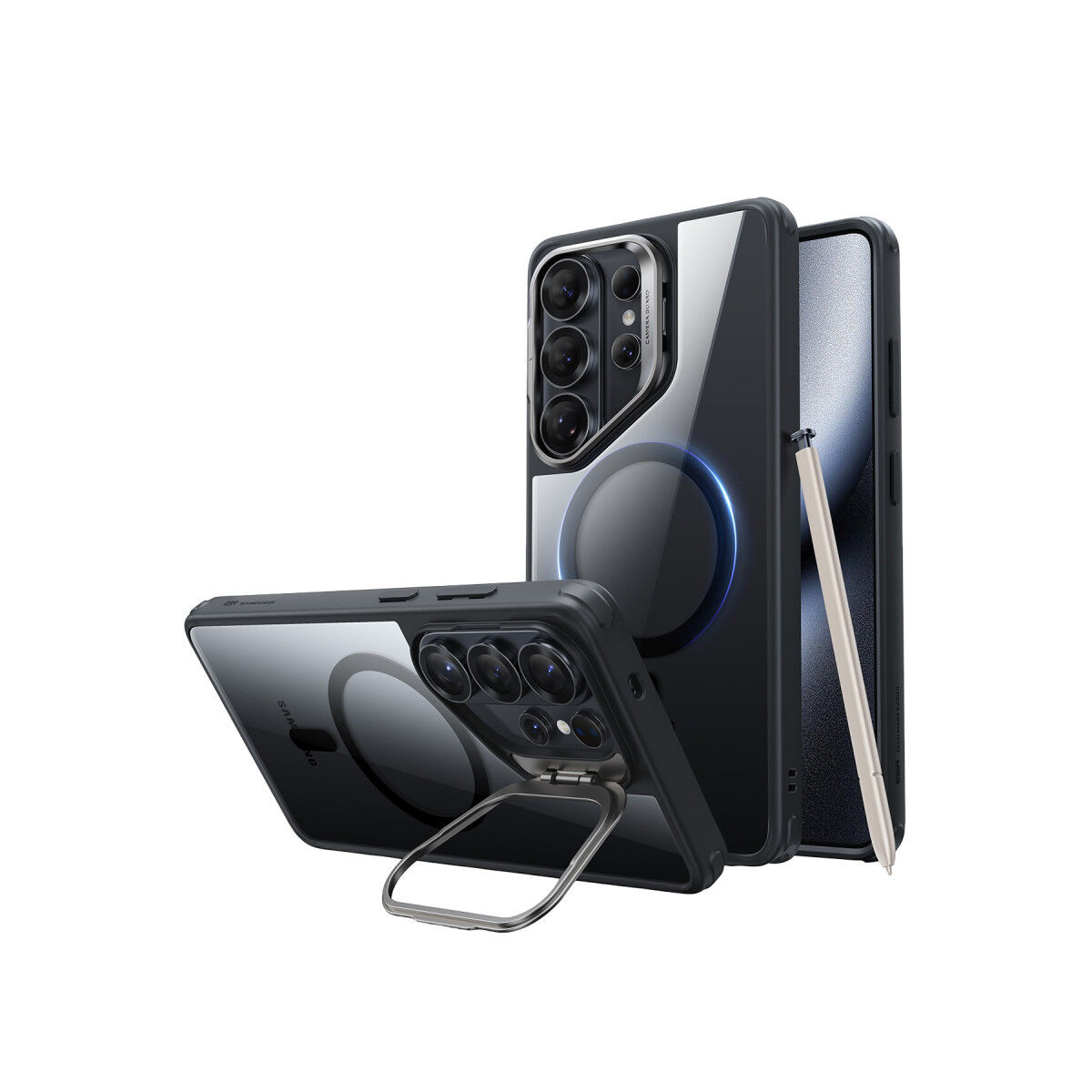 ESR Samsung Galaxy S26 Ultra Classic Hybrid Magsafe Standlı Kapak - Siyah