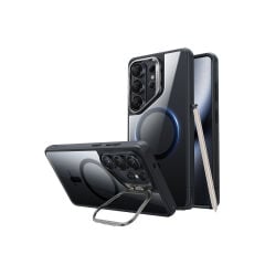 ESR Samsung Galaxy S26 Ultra Classic Hybrid Magsafe Standlı Kapak - Siyah