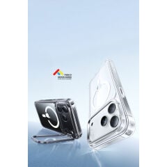 ESR Apple iPhone 17 Pro Max Classic Hybrid Magsafe Standlı Kapak - Şeffaf