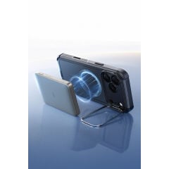 ESR Apple iPhone 17 Pro Max Cyber Tough Magsafe Stantlı Kapak Lacivert