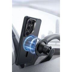 ESR Samsung Galaxy S26 Ultra Classic Hybrid Magsafe Standlı Kapak - Buzlu Siyah