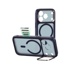 ESR Apple iPhone 17 Pro Max Classic Hybrid Magsafe Standlı Kapak - Mavi