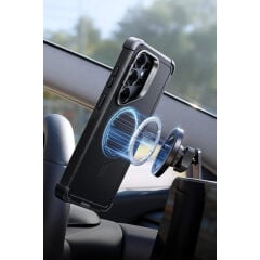 ESR Samsung Galaxy S26 Ultra Cyber Tough Magsafe Stantlı Kapak - Siyah
