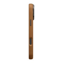 Uniq Apple iPhone 17 Pro Max Heldro Pro Magsafe Standlı Deri Kapak Karamel