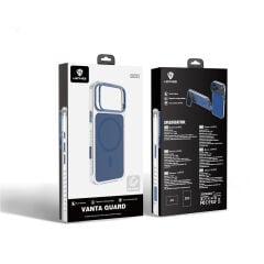 Apple iPhone 17 Pro Max Kılıf M-safe Şarj Özellikli Metal Kamera Çerçeveli Airbag Tasarımlı Lenyes CK221 Sert PC Kapak
