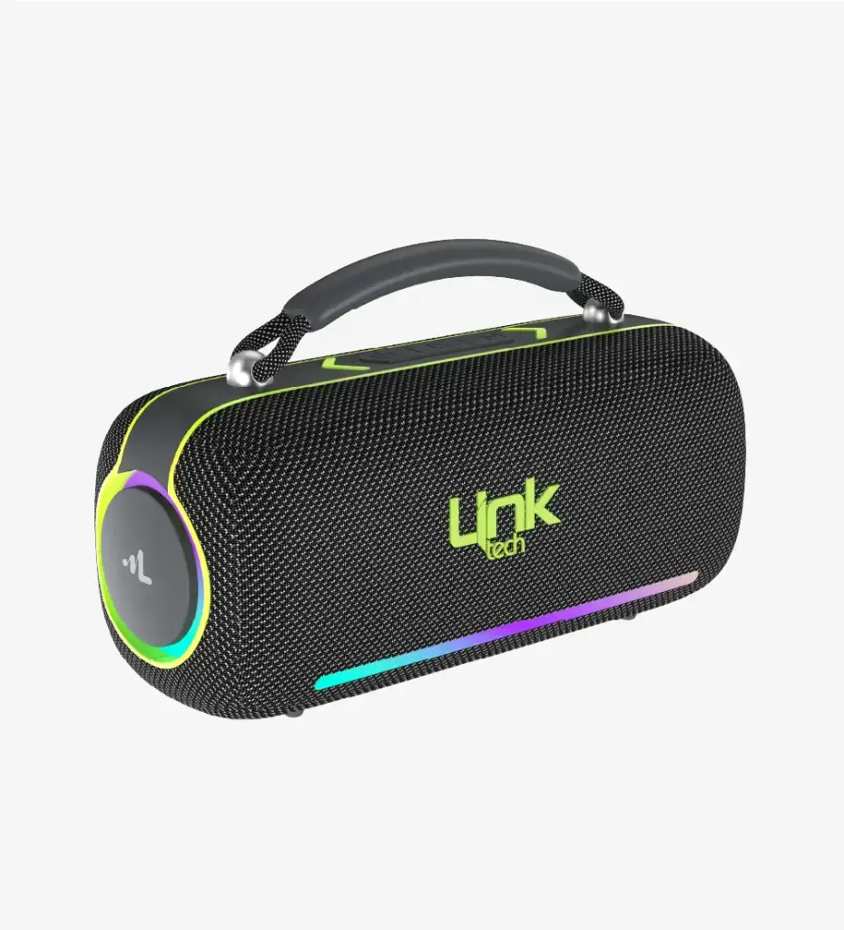 M418 Premium IPX6 Led Işıklı Bluetooth Hoparlör Gri