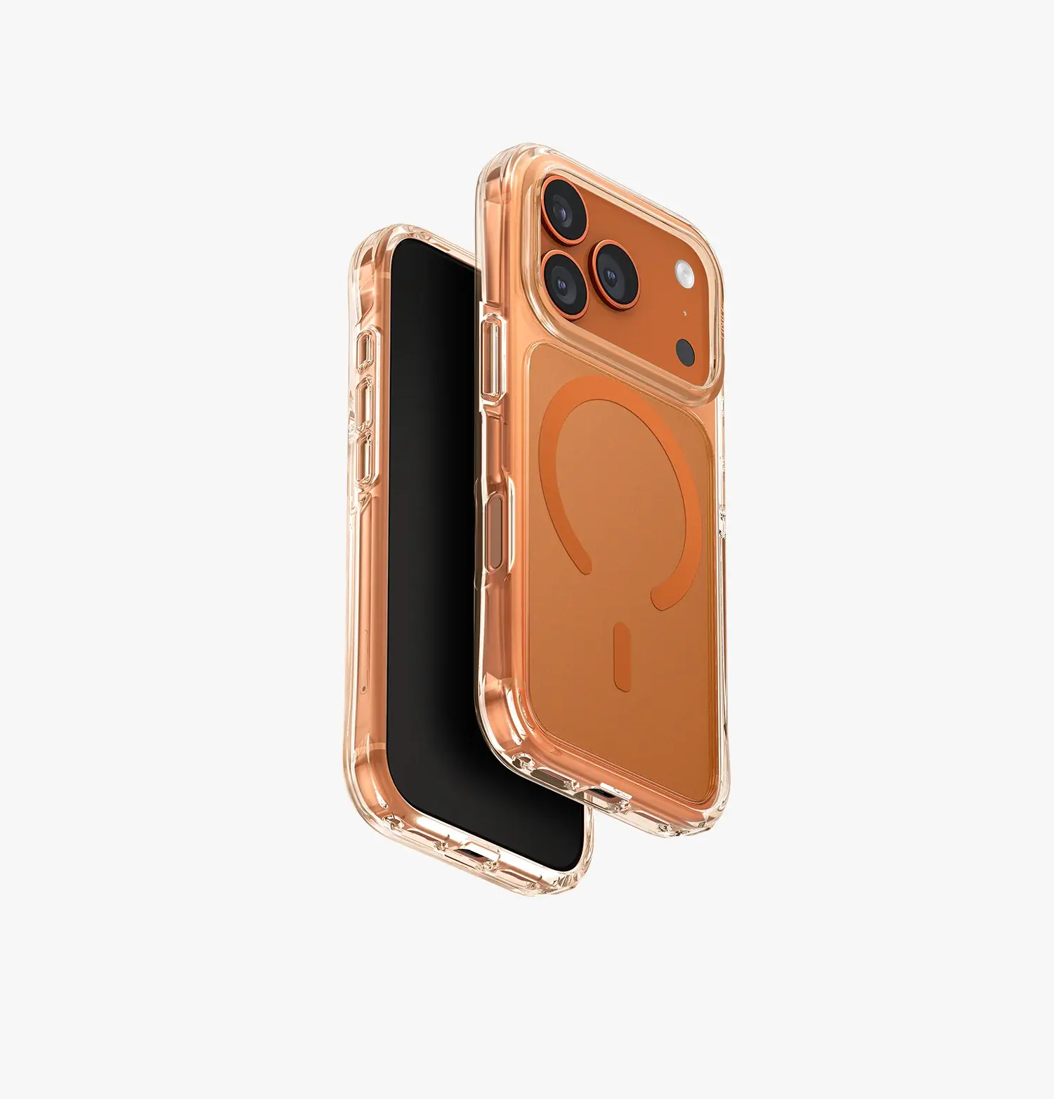 LifePro Xtreme Parmak İzi Tutmayan Magsafe Uyumlu Slim Hybrid Kılıf – Turuncu