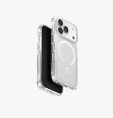 LifePro Xtreme Parmak İzi Tutmayan Magsafe Uyumlu Slim Hybrid Kılıf – Turuncu Beyaz 