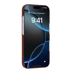 Apple iPhone 17 Kılıf M-safe Şarj Özellikli Raptic Aramid Skin Origin Serisi Kılıf Kırmızı