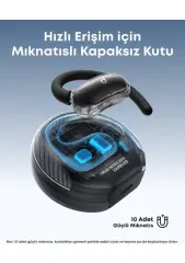 Anker Soundcore V40i Open-Ear Bluetooth Kulaklık - IP55 - 21 Saat Oynatma Süresi - Bluetooth 5.4 - Beyaz- A3878 (Anker Türkiye Garantili) Siyah