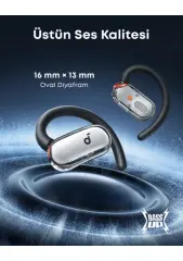 Anker Soundcore V40i Open-Ear Bluetooth Kulaklık - IP55 - 21 Saat Oynatma Süresi - Bluetooth 5.4 - Beyaz- A3878 (Anker Türkiye Garantili) Beyaz 