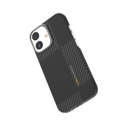 Apple iPhone 17 Kılıf M-safe Şarj Özellikli 600D Metal Kamera Çerçeveli Raptic Aramid Fiber Geotik Serisi Kılıf