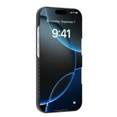Apple iPhone 17 Pro Kılıf M-safe Şarj Özellikli 600D Metal Kamera Çerçeveli Raptic Aramid Fiber Geotik Serisi Kılıf