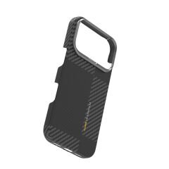 Apple iPhone 17 Pro Kılıf M-safe Şarj Özellikli 600D Metal Kamera Çerçeveli Raptic Aramid Fiber Geotik Serisi Kılıf