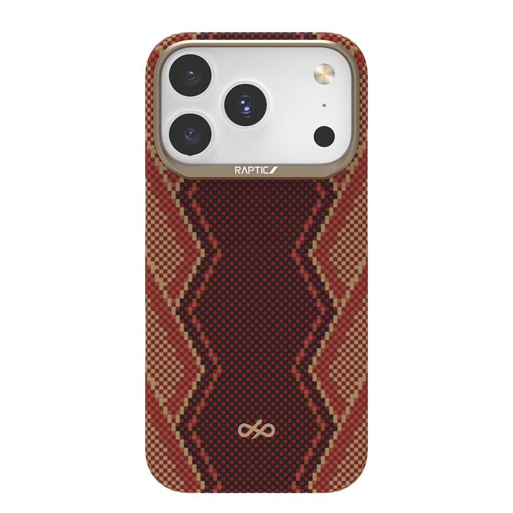 Apple iPhone 17 Pro Max Kılıf M-safe Şarj Özellikli Raptic Aramid Skin Bionic Serisi Kılıf