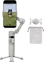DJI Osmo Mobile 7 | Entegre tripod, ultra hafif, rahat tutuş, ActiveTrack, ShotGuides, tek dokunuşla düzenleme, 10 saat çalışma süresi