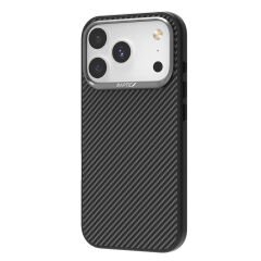 Apple iPhone 17 Pro Max Kılıf M-safe Şarj Özellikli 600D Metal Kamera Çerçeveli Raptic Aramid Fiber Serisi Kılıf