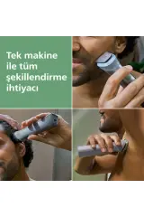 Philips 5000 Serisi 10in1, Erkek Bakım Seti, Yüz/Saç/Vücut Tıraş Makinesi, Islak /Kuru Kullanım, MG5922/15
