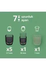 Philips 5000 Serisi 10in1, Erkek Bakım Seti, Yüz/Saç/Vücut Tıraş Makinesi, Islak /Kuru Kullanım, MG5922/15