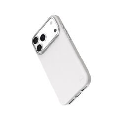 Apple iPhone 17 Pro Kılıf M-Safe Şarj Özellikli Polimerik Deri Raptic Urban Nano Kılıf Beyaz 