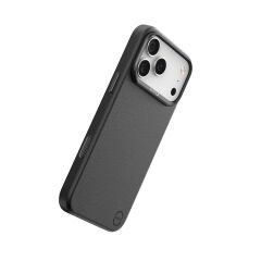 Apple iPhone 17 Pro Max Kılıf M-Safe Şarj Özellikli Polimerik Deri Raptic Urban Nano Kılıf Siyah